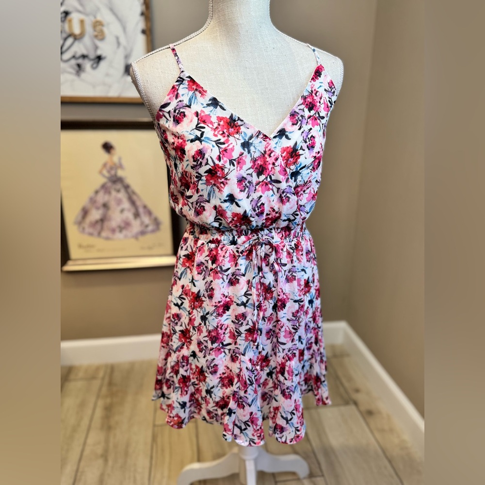 NWT! FRANCESCA’S Collections Multicolor Floral Midi Dress